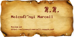 Molcsányi Marcell névjegykártya